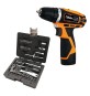KIT TRAPANO AVVITATORE + SET CHIAVI A BUSSOLA avvitatore '1972/K12V-10' + cassetta 'BW903E/C42'