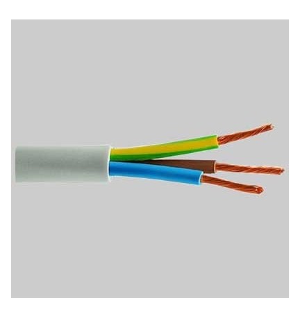 CAVO TRIPOLARE BIANCO Sezione 3 x 1.5