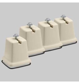 SUPPORTI A PAVIMENTO KG 100 Kit 4 pz