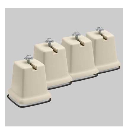 SUPPORTI A PAVIMENTO KG 100 Kit 4 pz