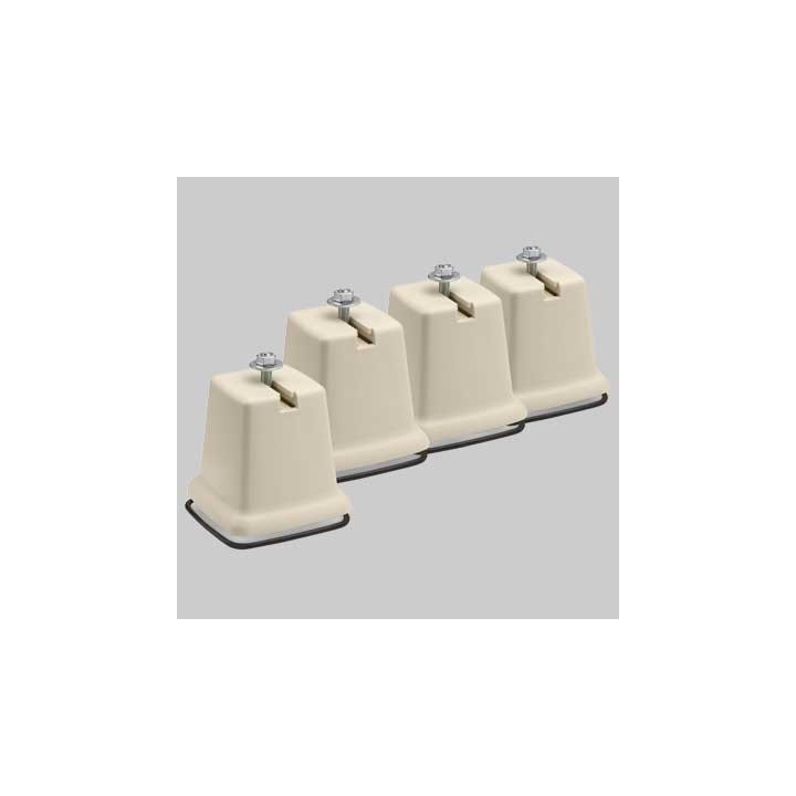 SUPPORTI A PAVIMENTO KG 100 Kit 4 pz