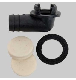 RACCORDO A PIPA PER SCARICO Pipa Ø 32 -Uscita Ø 20