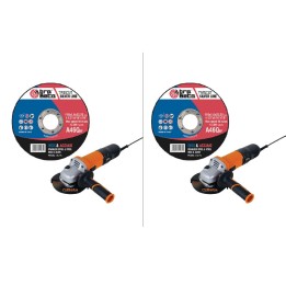 KIT 600 MOLE ABRASIVE INOX/FERRO + 2 SMERIGLIATRICI mole 'A46Q-BF' + smerigliatrici 'Beta 1956-115'