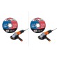 KIT 600 MOLE ABRASIVE INOX/FERRO + 2 SMERIGLIATRICI mole 'A46Q-BF' + smerigliatrici 'Beta 1956-115'